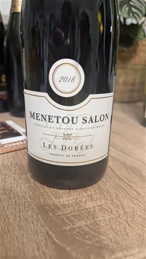Loire Valley Menetou-Salon Les Dorées 2018