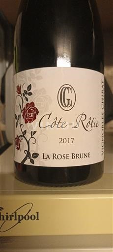 Thung lũng Rhône Côte-rôtie Vignobles Chirat La Rose Brune 2017
