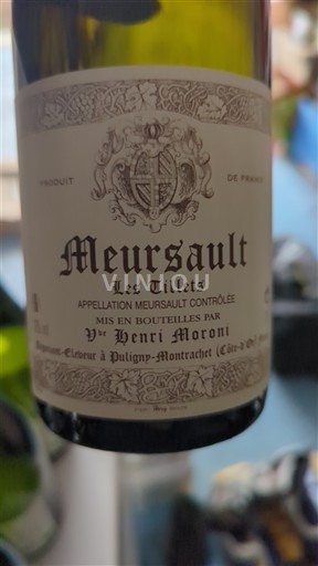 Burgundi Meursault Henri Moroni Les Tillets 2018