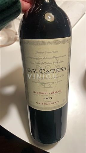 Mendoza Catena Zapata D.V. Catena 2015