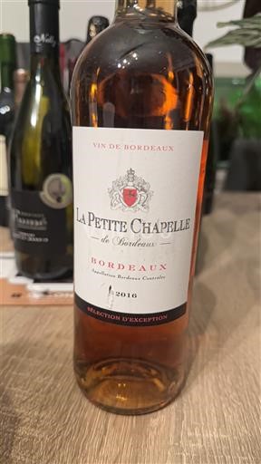 Bordeaux La Petite Chapelle de Bordeaux Sélection d'Exception 2016
