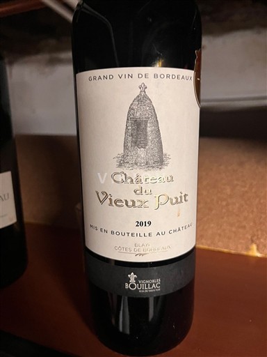 Bordeaux Blaye-côtes-de-bordeaux Château Vieux Puit 2019