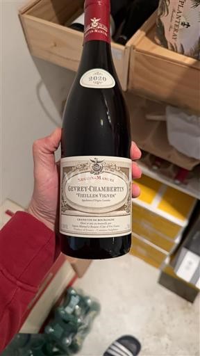 Borgogna Gevrey-Chambertin Seguin-Manuel Vieilles Vignes 2020