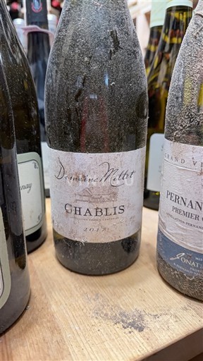 Burgundi Chablis Domaine Millet 2017