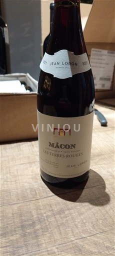 Burgundija Mâcon in Mâcon-villages Jean Loron Les Terres Rouges 2021