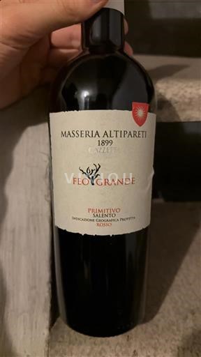 Puglia Susumaniello Salento Masseria Altipareti Feo Grande 2011