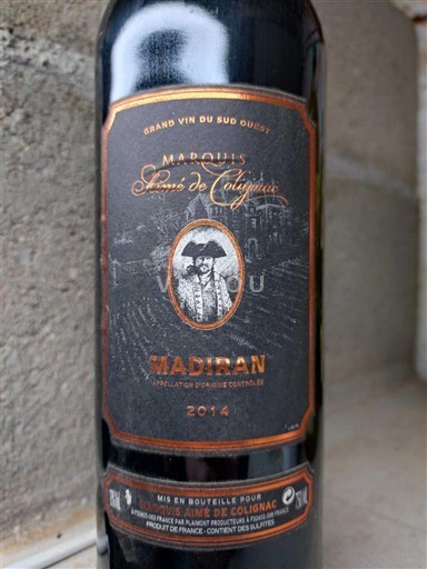 Sudoeste Madiran Marquis de Cologneac 2014