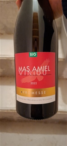 Roussillon Côtes du Roussillon Villages Mas Amiel L'Promesse 2022