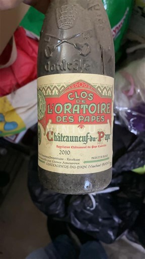 Vinhos Rouge sec Clos de l'Oratoire des Papes 2010 França Vale do Ródano Châteauneuf-du-Pape AOC