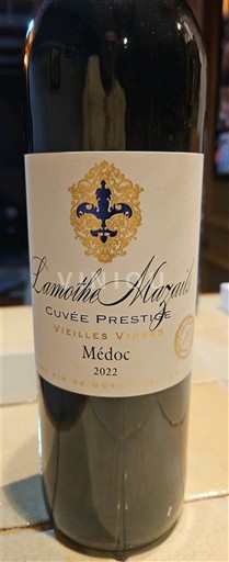 Burdeos Médoc Lamothe-Mazails Prestige Vieilles Vignes 2022