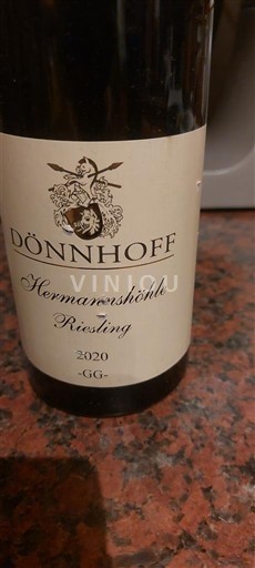 Nahe Grand Cru Dönnhoff Hermannshöhle Riesling 2020