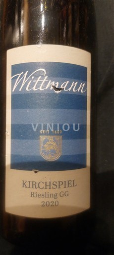 Renania. Rheinhessen Wittmann Kirchspiel Riesling GG 2020
