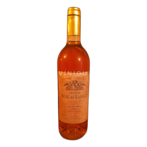 Bordeaux Sauternes Château Sigalas Rabaud 2001