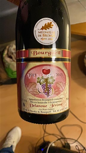 Loiredalen Bourgueil Delanoue Jérôme 2015