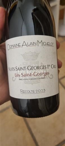 Burgundy Nuits-Saint-Georges Premier Cru Domaine Alain Michelot Les Saint-Georges 2023