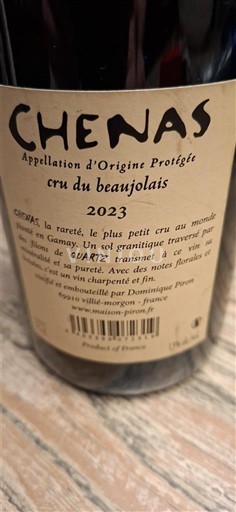Beaujolais Chénas D. Piron 2023