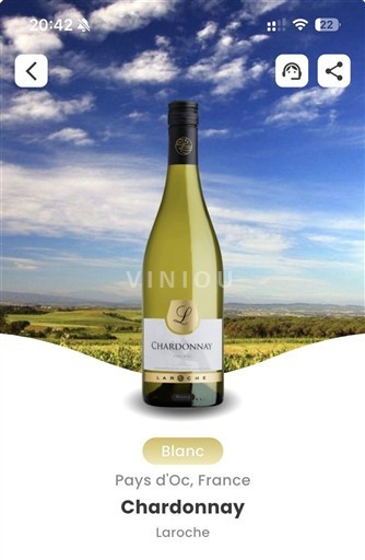 Languedoc in Roussillon Pays d'Oc Laroche Chardonnay 2022