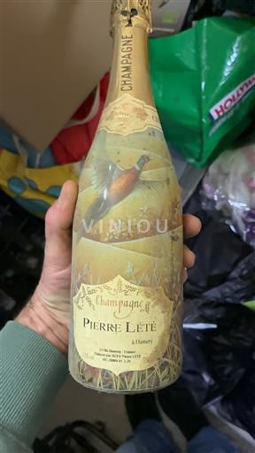 Champaña Champán Pierre Leté Sin añada