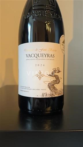 Rhônen laakso Vacqueyras Domaine Font Sarade 2024