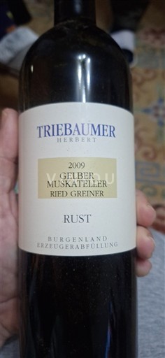 Burgenland Ikke specificeret Triebaumer Herbert Gelber Muskateller Ried Greiner 2009