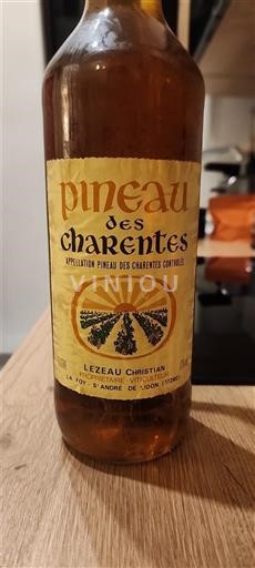 Poitou-Charentes Pineau des Charentes Lezeau Christian 2001