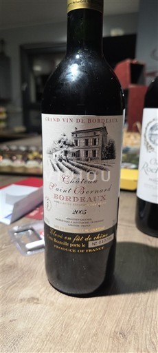 Burdeos Bordeaux Château Saint Bernard 2005