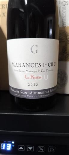Burgundy Maranges Premier Cru Domaine Saint-Antoine des Écharmeaux La Fussière 2023
