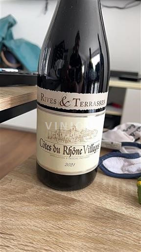 Vallée du Rhône Côtes-du-rhône-villages Rives & Terrasses 2021