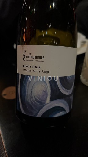 Loire-dalen Ikke specificeret Antoine de la Farge Le Consignature Pinot Noir Ikke årgangsbestemt