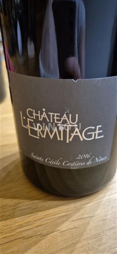 Rona dolina Costières de Nîmes Château L'Ermitage Sainte Cécile 2016