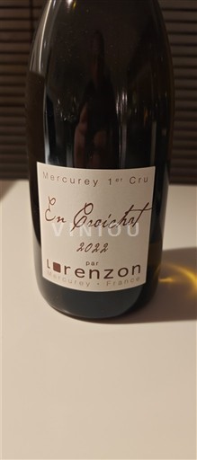 Burgundija Mercurey Premier Cru Domaine Lorenzon En Craichot 2022