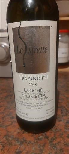 Piamonte Langhe Le Strette Pasinot 2018