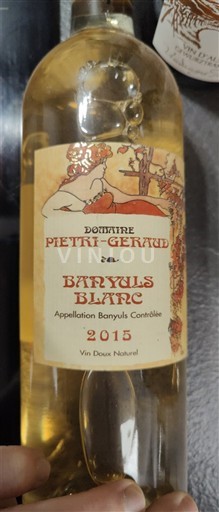 Roussillon Banyuls Domaine Pietri-Geraud 2015