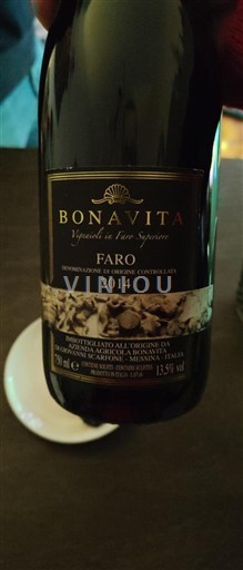 Sicilia Faro Bonavita 2014