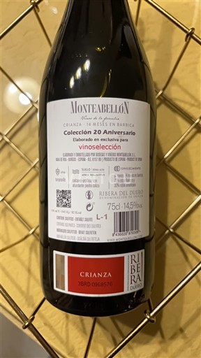 Castilien og León Ribera del Duero Monteabellón Colección 20 Aniversario Ikke årgangsbestemt