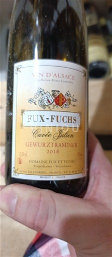 Alzacija Gewürztraminer Fux-Fuchs Julien 2018