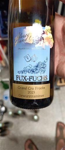 Alzacija Gewürztraminer Grand Cru Fux-Fuchs Froehn 2023