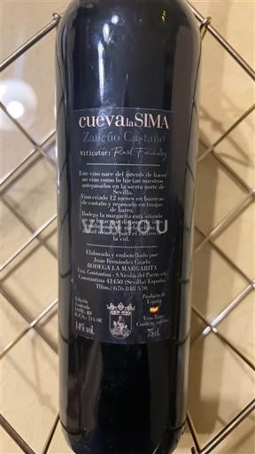 Andalucía Bodegas La Margarita Cueva la Sima Sin añada