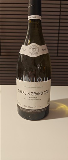 Borgonha Chablis Grand Cru Grand Cru Moillard-Grivot Bougros 2018