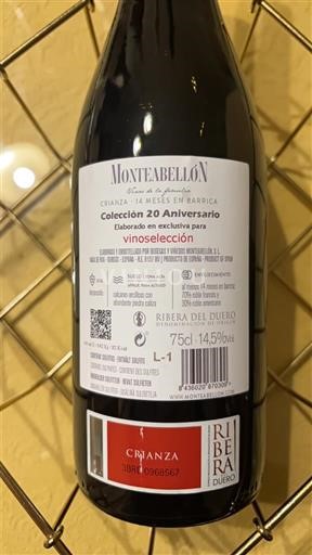 Castilien og León Ribera del Duero Monteabellón Colección 20 Aniversario 2021