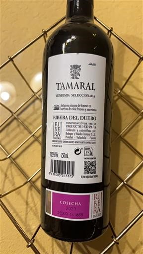 Castilië en León Ribera del Duero Tamaral Vendimia Seleccionada 2023