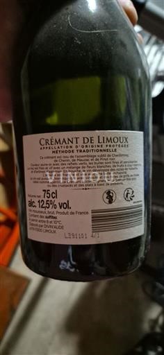 Languedoc Crémant de Limoux Sieur d'Arques Icke årgångsbetecknad