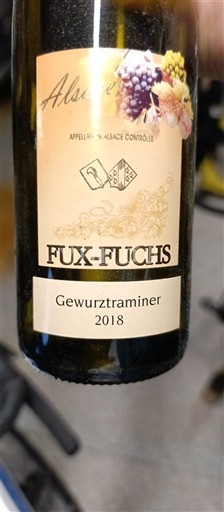 Alzacija Gewürztraminer Fux-Fuchs Gewurztraminer 2018