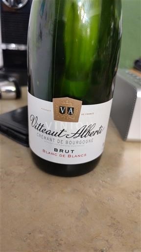 Borgoña Crémant de Borgoña Vitteaut-Alberti Brut Blanc de Blancs Sin añada