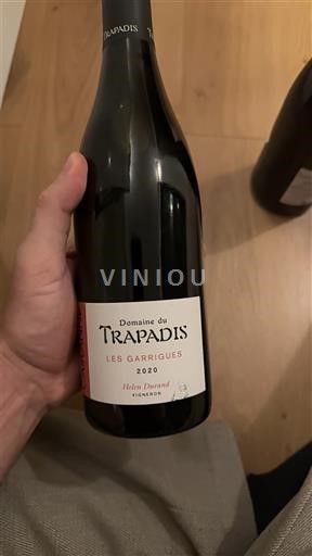 Rhônevallei Côtes-du-rhône-villages Domaine Trapadis Les Garrigues 2020