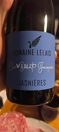 Vallée de la Loire Jasnières Domaine Lelais Clos Saint Jacques 2023