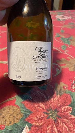 Champagne Sâm-panh Thierry Massin Millésime Mont Châlet 2019