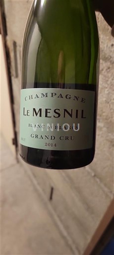 Champaña No especificado Grand Cru Le Mesnil Blanc de Blancs 2014
