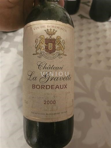 Bordeaux Château La Gravette 2000