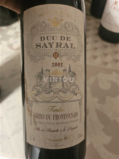 Sudoeste Não especificado Duc de Sayral 2001